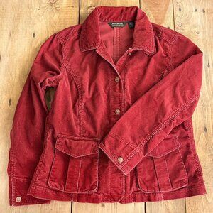 Eddie Bauer Red Utility Jacket